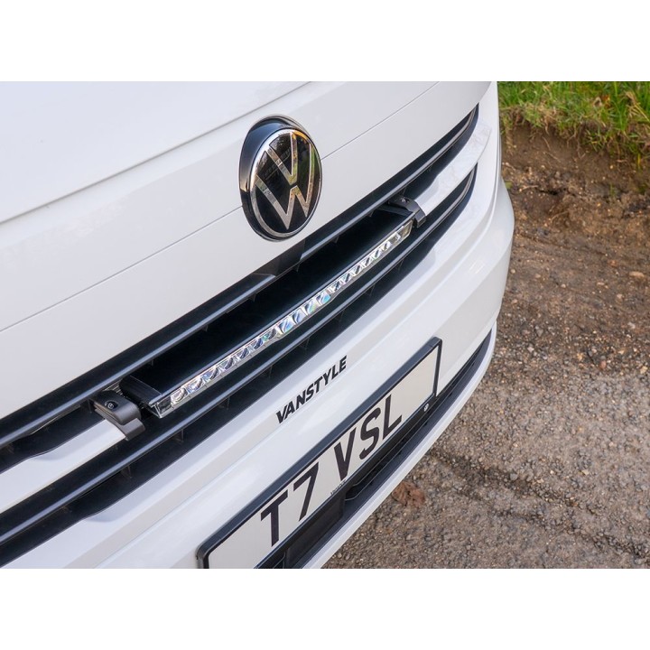 EC Approved LED Projector Integration Kit for Grille, Lazer Lamps with 1x Linear-18 Elite+ with harness and 1x Grille Mount Brac