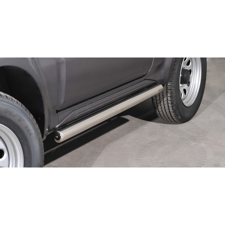 Praguri Laterale, Steeler 4x4 Side Bars, Culoare Argintiu, Suzuki Jimny 2005 - 2012 - EDK.ro
