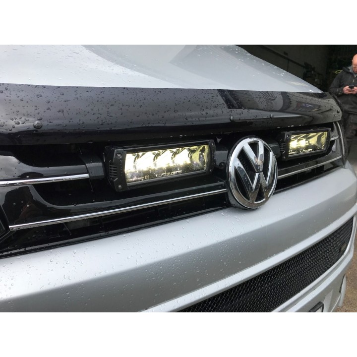 EC Approved LED Projector Integration Kit for Grille, Lazer Lamps with 2x Triple-R 750 Beacon, 1x Grille Mount Brackets and 1x W