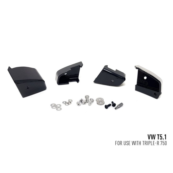 Kit de Integrare Proiectoare LED Omologate Pentru Grilă, Lazer Lamps cu 2x Triple-R 750 Std (Gen2), 1x Grille Mount Brackets și 