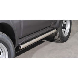 Side Steps, Steeler 4x4 Side Bars, Color Silver, Suzuki Jimny 2012 - 2018 - EDK.ro