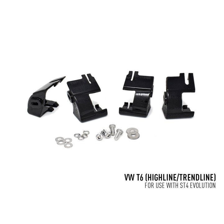 Kit de Integrare Proiectoare LED Omologate Pentru Grilă, Lazer Lamps cu 2x ST4 Evo, 1x Grille Mount Brackets și 1x Wiring Kit, V