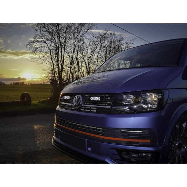 Kit de Integrare Proiectoare LED Omologate Pentru Grilă, Lazer Lamps cu 2x ST4 Evo, 1x Grille Mount Brackets și 1x Wiring Kit, V