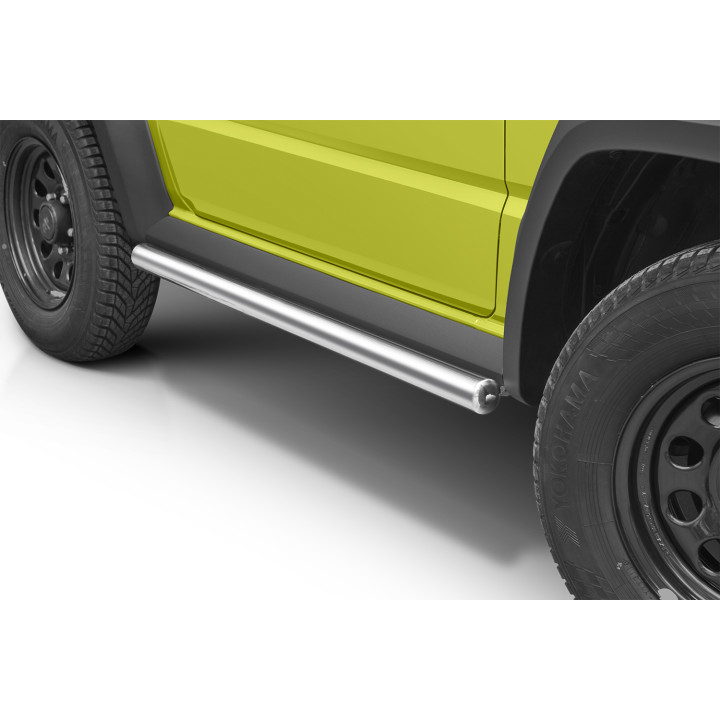 Praguri Laterale, Steeler 4x4 Side Bars, Culoare Argintiu, Suzuki Jimny 2020 - Prezent - EDK.ro