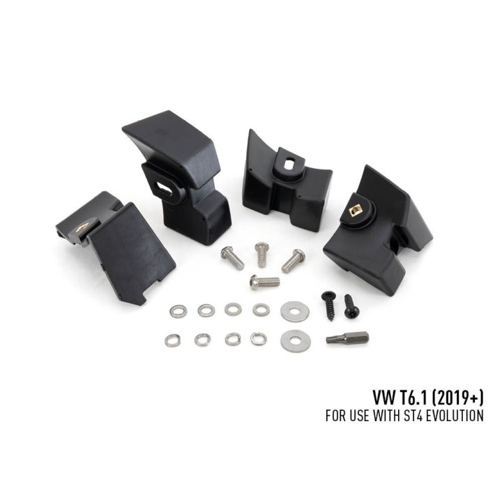 Kit de Integrare Proiectoare LED Omologate Pentru Grilă, Lazer Lamps cu 2x ST4 Evo, 1x Grille Mount Brackets și 1x Wiring Kit, V