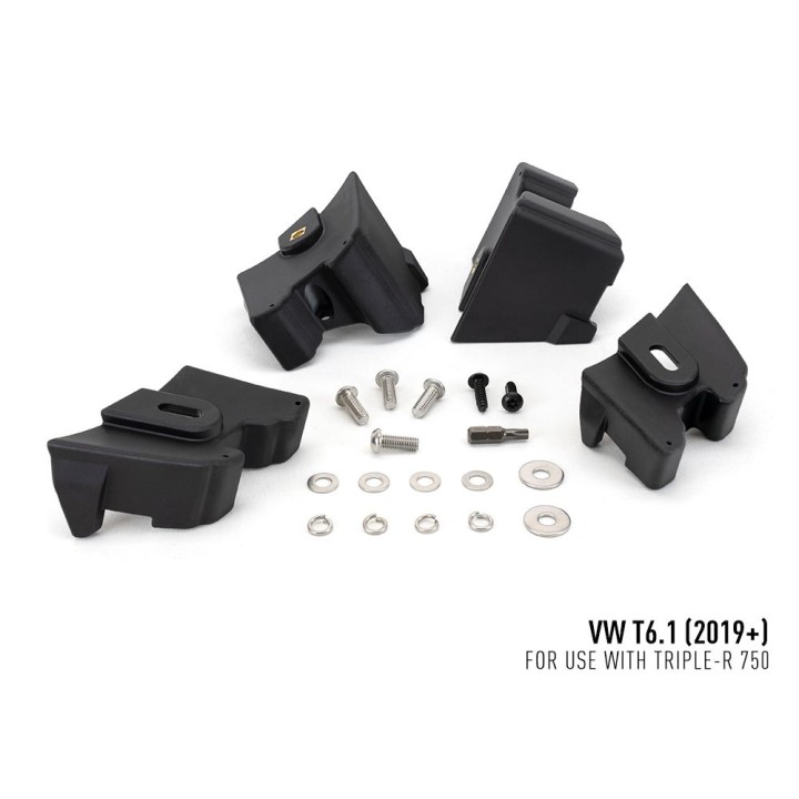 EC Approved LED Projector Integration Kit for Grille, Lazer Lamps with 2x Triple-R 750 Std (Gen2), 1x Grille Mount Brackets and 