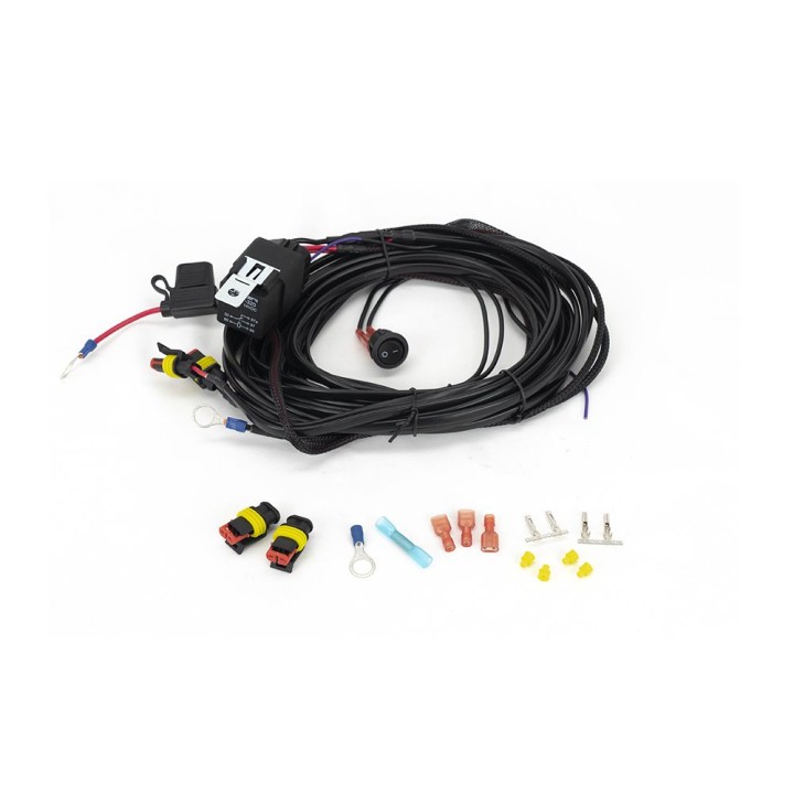 Electric Cable Kit for LED Projectors, Lazer Lamps Two-Lamp Long, 2-Pin, Superseal, 12V - EDK.ro