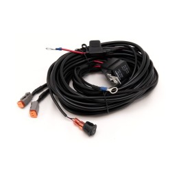 Electric Cable Kit for LED Projectors, Lazer Lamps Two-Lamp, 2-Pin, Deutsch DT, 12V - EDK.ro