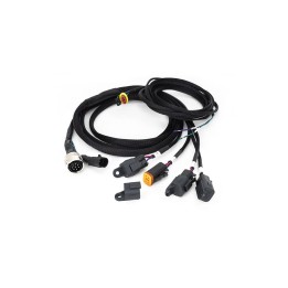 Electric Cable Kit for LED Projectors, Lazer Lamps Four-Lamp with ITT Connector, 4-Pin, Deutsch DT, 12V - EDK.ro