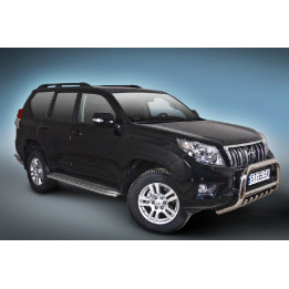 Side Steps, Steeler 4x4 Side Bars, Color Silver, Toyota Land Cruiser 150 2013 - 2017 - EDK.ro