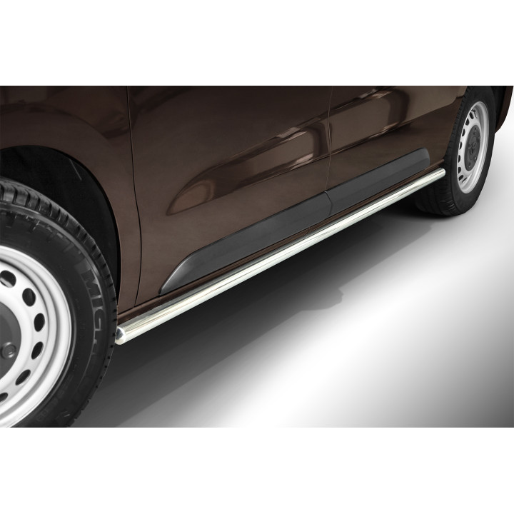 Side Steps, Steeler 4x4 Side Bars, Color Silver, Toyota ProAce 2016 - Present - EDK.ro