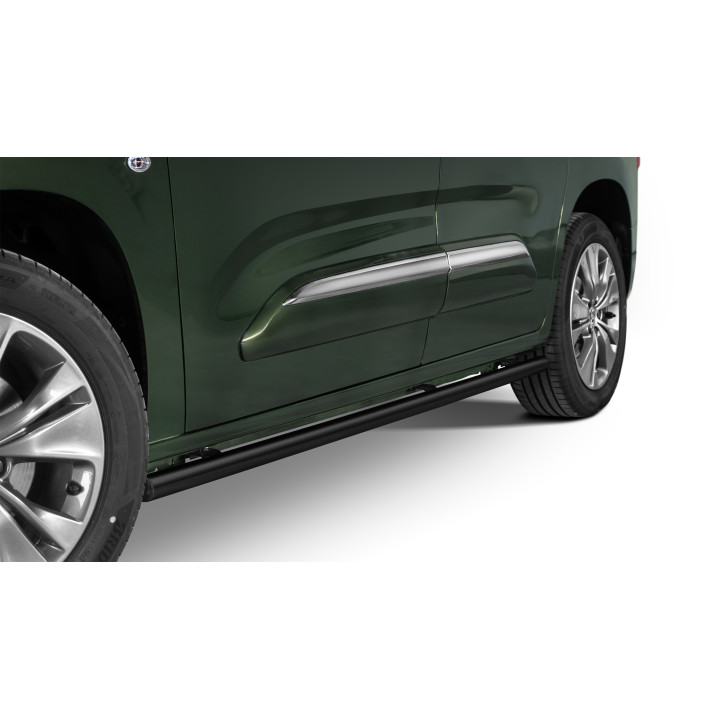 Side Steps, Steeler 4x4 Side Bars, Color Silver, Toyota ProAce City 2019 - Present - EDK.ro