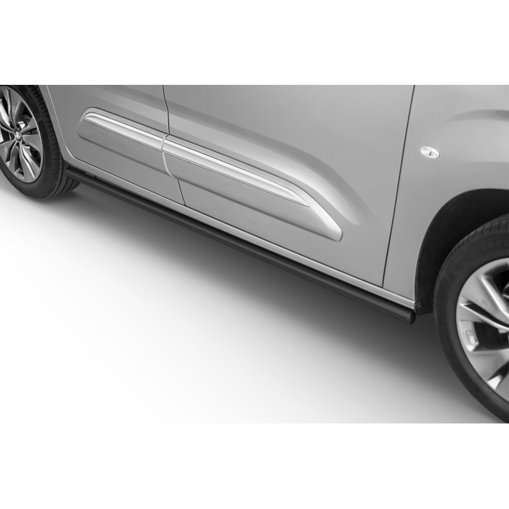 Praguri Laterale, Steeler 4x4 Side Bars, Culoare Argintiu, Toyota ProAce City 2019 - Prezent - EDK.ro