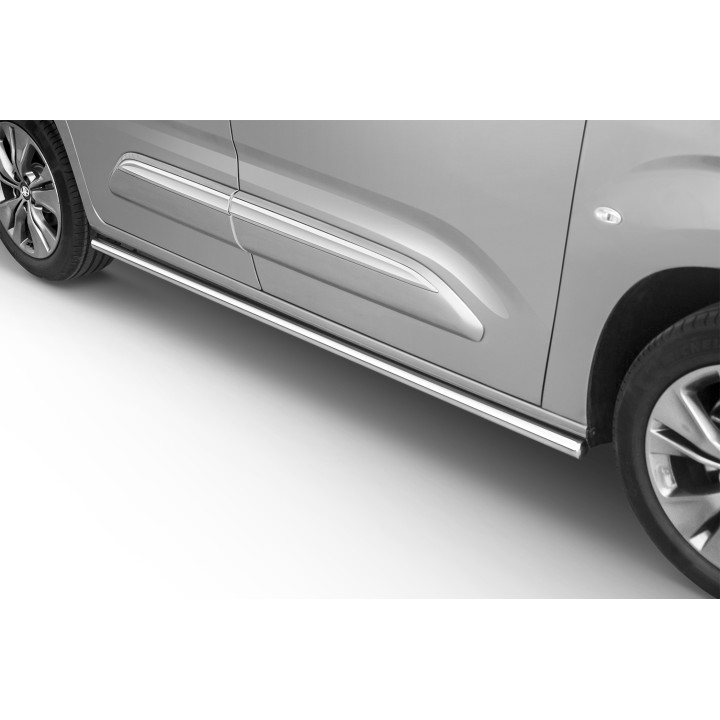 Praguri Laterale, Steeler 4x4 Side Bars, Culoare Argintiu, Toyota ProAce City 2019 - Prezent - EDK.ro