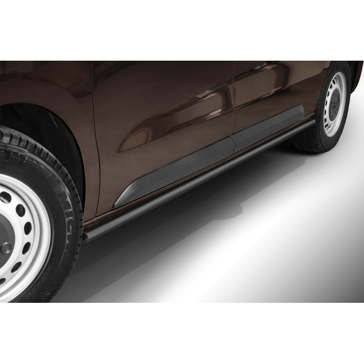 Side Steps, Steeler 4x4 Side Bars, Color Silver, Toyota ProAce Verso 2016 - Present - EDK.ro