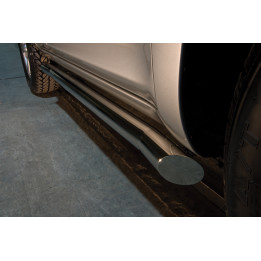 Side Steps, Steeler 4x4 Side Bars, Color Silver, Toyota RAV4 2006 - 2010 - EDK.ro