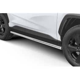Praguri Laterale, Steeler 4x4 Side Bars, Culoare Argintiu, Toyota RAV4 2018 - Prezent - EDK.ro