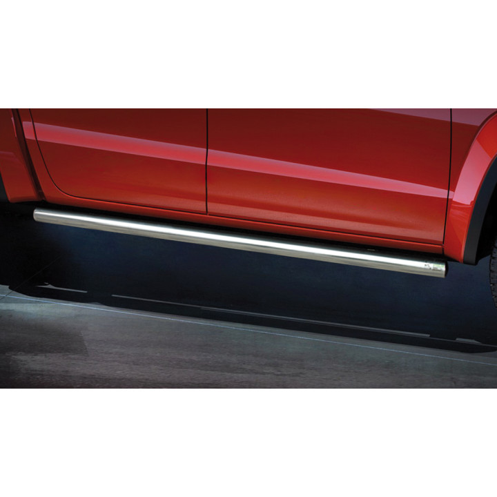 Side Steps, Steeler 4x4 Side Bars, Color Silver, Volkswagen Amarok 2009 - Present - EDK.ro
