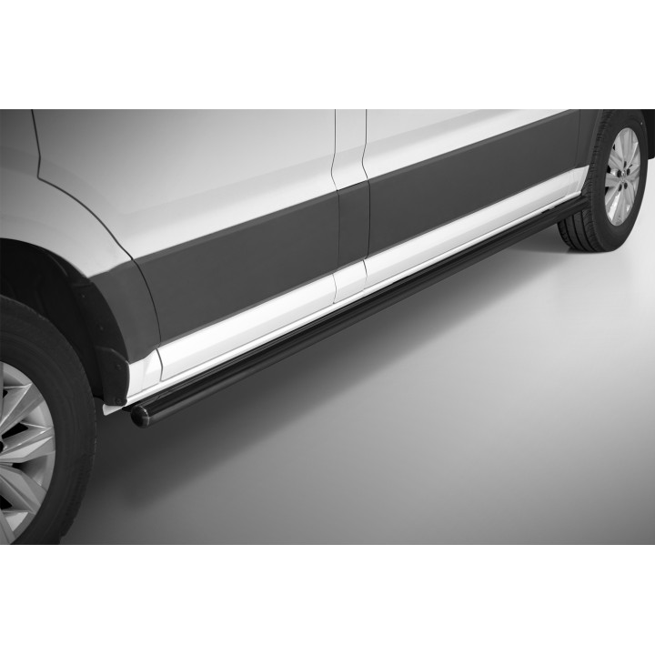 Praguri Laterale, Steeler 4x4 Side Bars, Culoare Argintiu, Volkswagen Crafter / MAN TGE 2017 - Prezent - EDK.ro