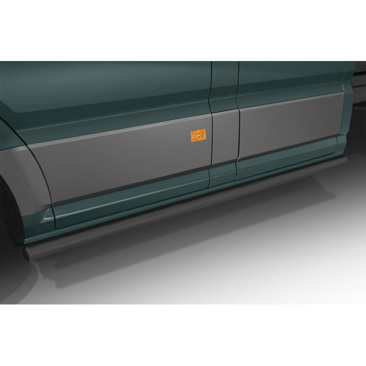Praguri Laterale, Steeler 4x4 Side Bars, Culoare Argintiu, Volkswagen Crafter / MAN TGE 2017 - Prezent - EDK.ro