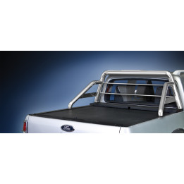 Stainless Steel Rollbar, Steeler 4x4 Single Hoop, Silver Color, Ford Ranger 2012 - 2019 - EDK.ro
