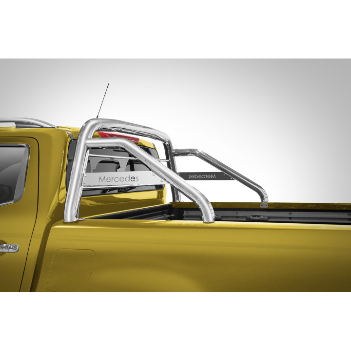 Stainless Steel Rollbar, Steeler 4x4 Single Hoop, Silver Color, Mercedes-Benz X-Class 2017 - Present - EDK.ro