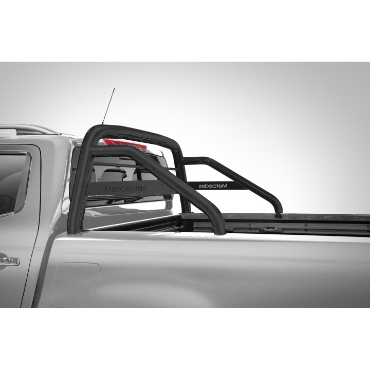 Stainless Steel Rollbar, Steeler 4x4 Single Hoop, Silver Color, Mercedes-Benz X-Class 2017 - Present - EDK.ro