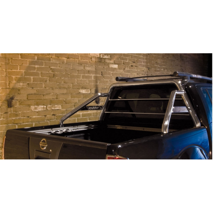 Rollbar Inox, Steeler 4x4 Single Hoop, Culoare Argintiu, Nissan Navara 2010 - 2015 - EDK.ro