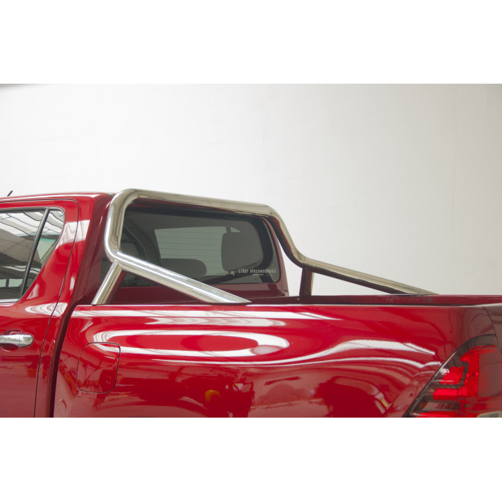 Stainless Steel Rollbar, Steeler 4x4 Single Hoop, Silver Color, Toyota Hilux 2015 - 2018 - EDK.ro