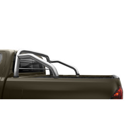Stainless Steel Rollbar, Steeler 4x4 Single Hoop, Silver Color, Toyota Hilux 2021 - Present - EDK.ro