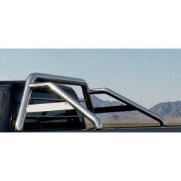 Stainless Steel Rollbar, Steeler 4x4 Single Hoop, Silver Color, Volkswagen Amarok 2009 - Present - EDK.ro