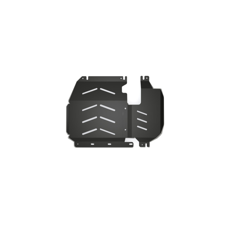 Steel Engine Compartment Skid Plate, Steeler 4x4, Ford Ranger 2019 - 2022 - EDK.ro