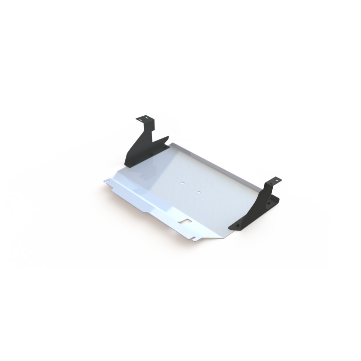 Aluminium Skid Plate for Engine Compartment and Transmission Housing (Front Wheel Drive), Steeler 4x4, Ford Transit 2019 - Prese