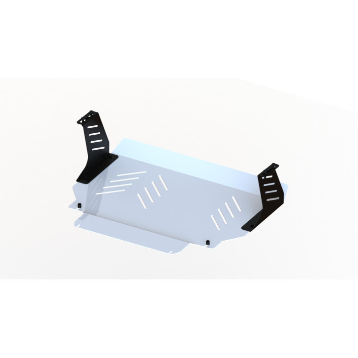 Aluminium Skid Plate for Engine Compartment and Transmission Housing, Steeler 4x4, Ford Transit Custom 2023 - Present - EDK.ro