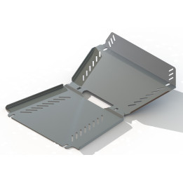 Aluminium Engine Compartment Skid Plate, Steeler 4x4, Isuzu D-Max 2020 - Present - EDK.ro