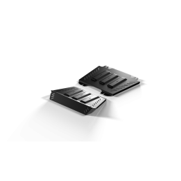 Aluminium Skid Plate for Reinforced Engine Compartment, Steeler 4x4, Isuzu D-Max 2020 - Present - EDK.ro