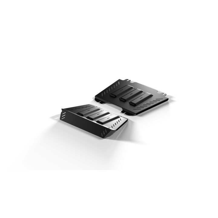 Aluminium Skid Plate for Reinforced Engine Compartment, Steeler 4x4, Isuzu D-Max 2020 - Present - EDK.ro