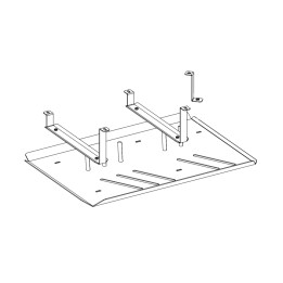 Aluminium Skid Plate for Fuel Tank, Steeler 4x4, MAN TGE 2022 - Present - EDK.ro