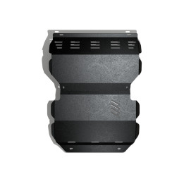 Steel Engine Compartment Skid Plate, Steeler 4x4, Mitsubishi L200, Fiat Fullback 2015 - Present - EDK.ro