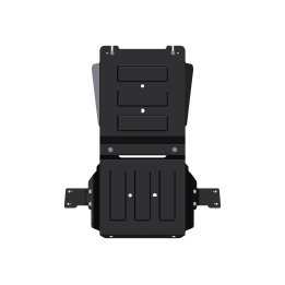 Steel Skid Plate for Transmission and Transfer Case, Steeler 4x4, Mitsubishi L200 2019 - Present - EDK.ro