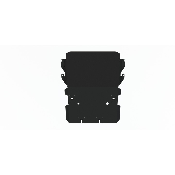 Steel Skid Plate for Engine Compartment, Steeler 4x4, SsangYong Musso 2018 - Present - EDK.ro
