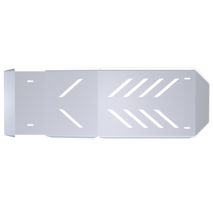 Aluminium Fuel Tank Skid Plate, Steeler 4x4, SsangYong Musso 2021 - Present - EDK.ro