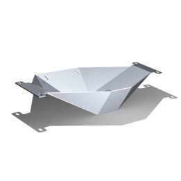 Aluminium Skid Plate for Rear Differential Cover, Steeler 4x4, Toyota Hilux 2015 - Present - EDK.ro