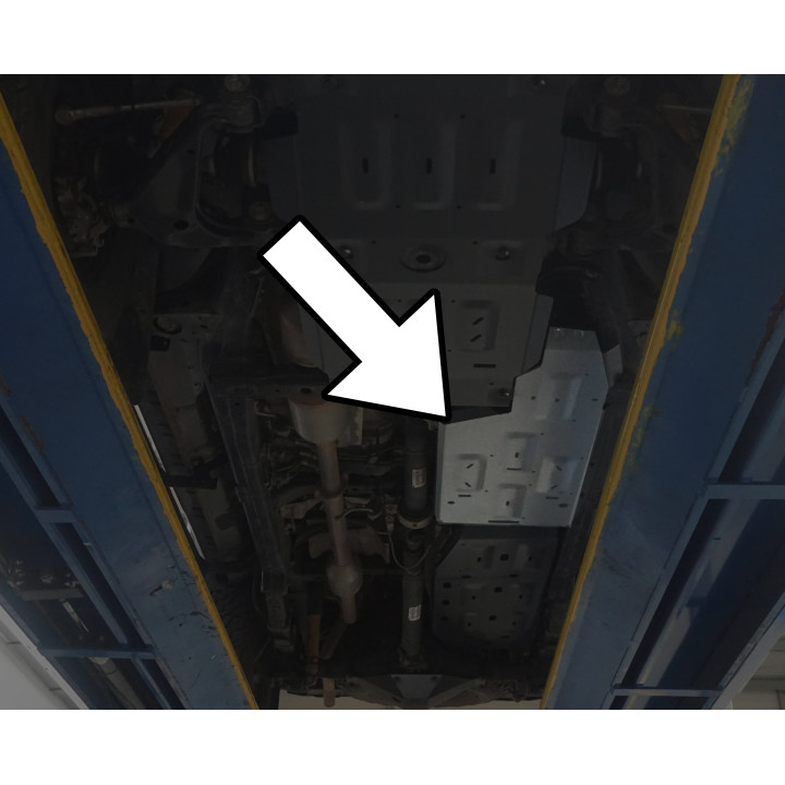 Scut Aluminiu pentru Rezervor de Combustibil Ranforsat AdBlue, Steeler 4x4, Toyota Hilux 2015 - Prezent - EDK.ro