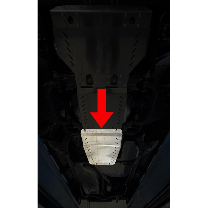Aluminium Transmission Housing Skid Plate, Steeler 4x4, Toyota Land Cruiser 250 2024 - Present - EDK.ro