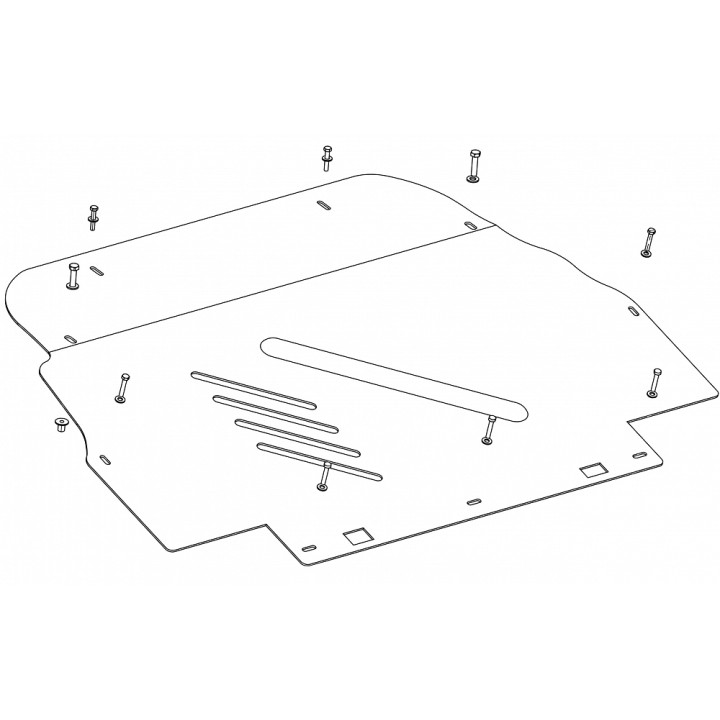 Scut Aluminiu pentru Compartimentul Motorului, Steeler 4x4, Toyota ProAce / ProAce Verso 2016 - Prezent - EDK.ro