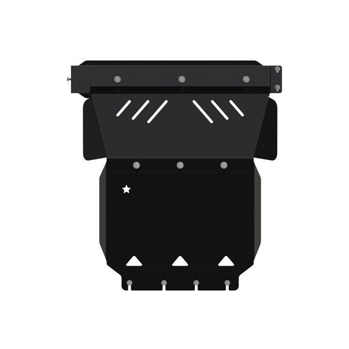 Steel Engine Compartment Skid Plate, Steeler 4x4, Volkswagen Amarok 2009 - 2022 - EDK.ro