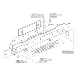 Winch Mounting Plate, Steeler 4x4, Ford Ranger 2019 - 2022 - EDK.ro