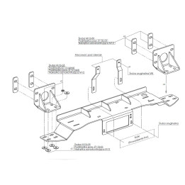 Winch Mounting Plate, Steeler 4x4, Ford Transit 2019 - Present - EDK.ro