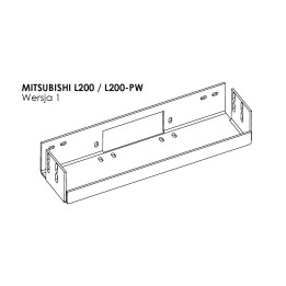 Winch Mounting Plate, Steeler 4x4, Mitsubishi L200 2006 - 2015 - EDK.ro